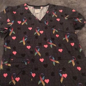Autism scrub top